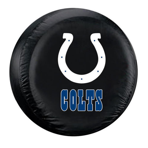 Indianapolis Colts NFL Spare Tire Cover (Large) (Black)