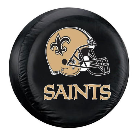 New Orleans Saints NFL Spare Tire Cover (Large) (Black)