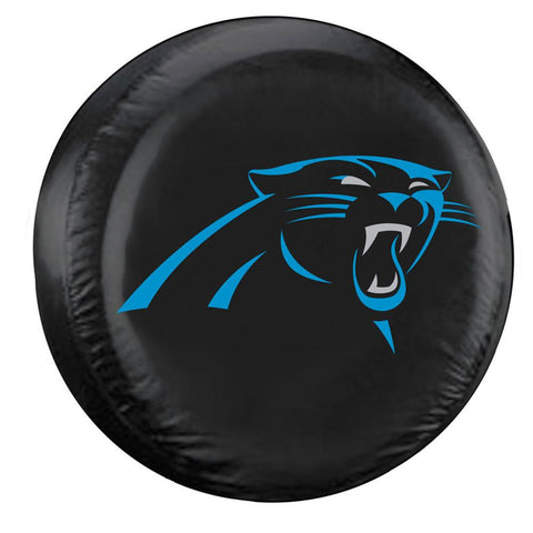 Carolina Panthers NFL Spare Tire Cover (Standard) (Black)
