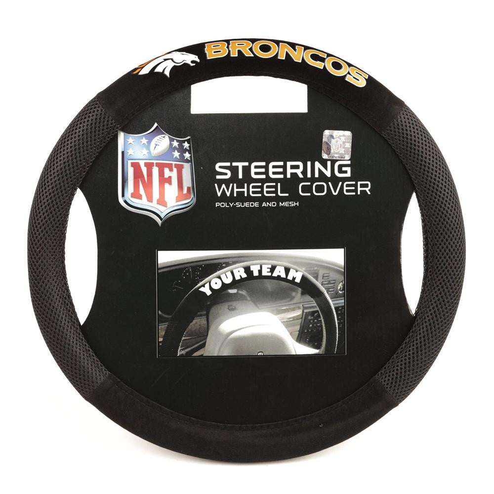 Denver Broncos NFL Mesh Steering Wheel Cover