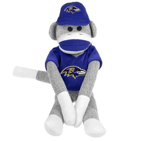 Baltimore Ravens NFL Plush Uniform Sock Monkey