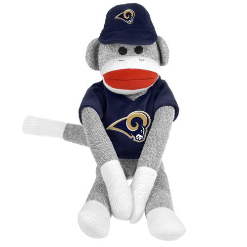 Los Angeles Rams NFL Plush Uniform Sock Monkey