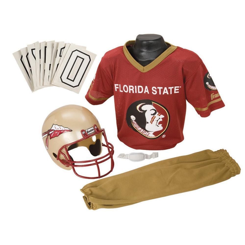 Florida State Seminoles Youth NCAA Deluxe Helmet and Uniform Set (Small)