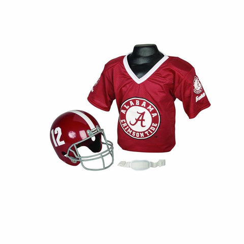 Alabama Crimson Tide Youth NCAA Helmet and Jersey