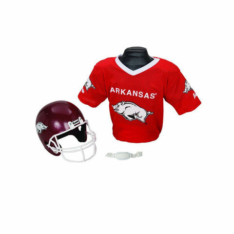 Arkansas Razorbacks Youth NCAA Helmet and Jersey