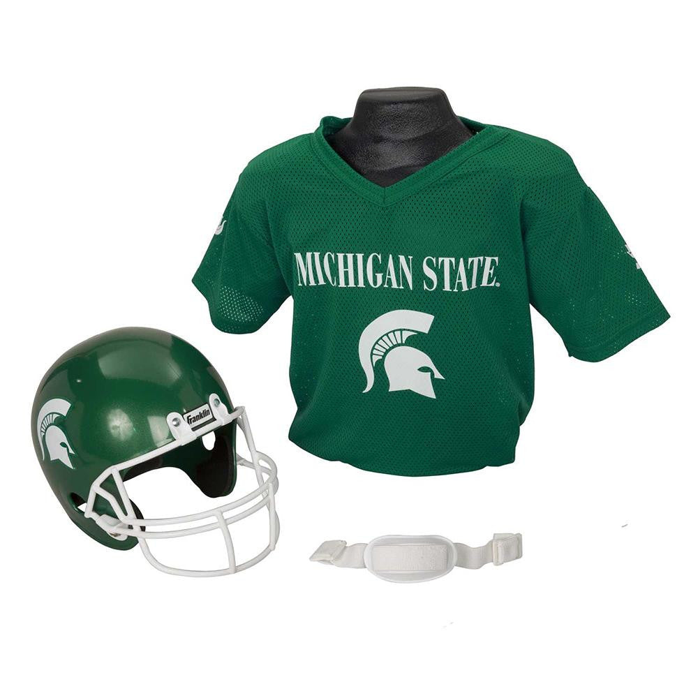 Michigan State Spartans Youth NCAA Helmet and Jersey