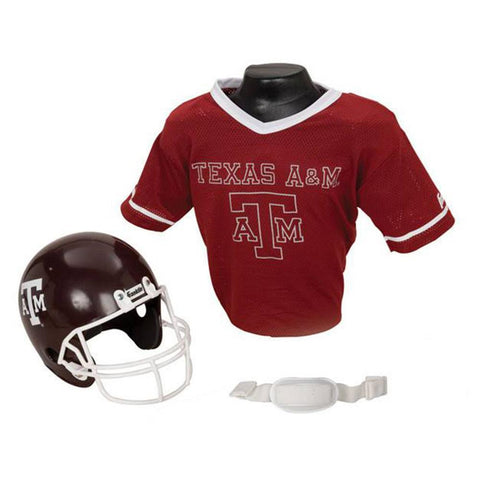 Texas A&M Aggies Youth NCAA Helmet and Jersey Set
