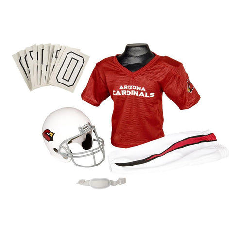 Arizona Cardinals Youth NFL Deluxe Helmet and Uniform Set (Small)
