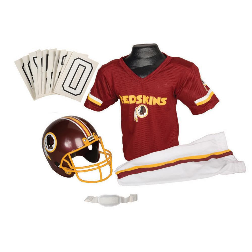 Washington Redskins Youth NFL Deluxe Helmet and Uniform Set (Small)