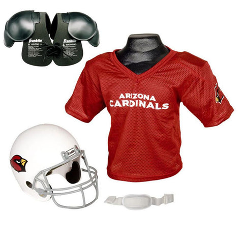Arizona Cardinals Youth NFL Helmet and Jersey SET with Shoulder Pads