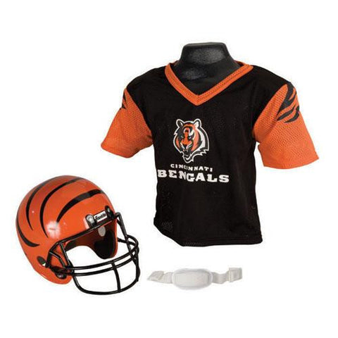Cincinnati Bengals Youth NFL Helmet and Jersey Set