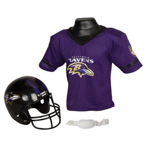 Baltimore Ravens Youth NFL Helmet and Jersey Set