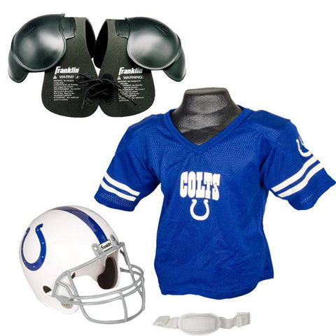 Indianapolis Colts NFL Helmet and Jersey SET with Shoulder Pads