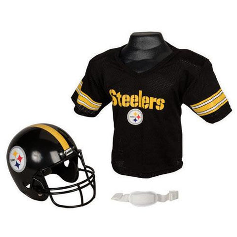 Pittsburgh Steelers Youth NFL Helmet and Jersey Set