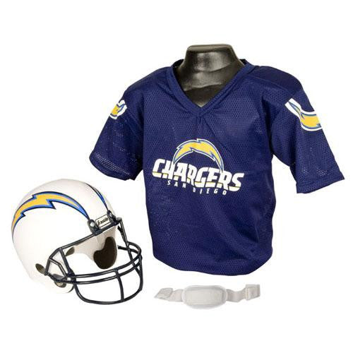 San Diego Chargers Youth NFL Helmet and Jersey Set