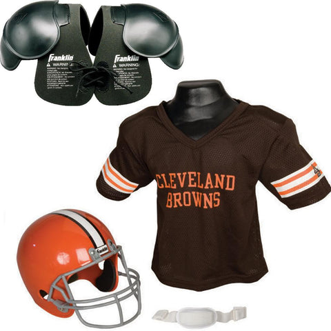 Cleveland Browns NFL Helmet and Jersey SET with Shoulder Pads