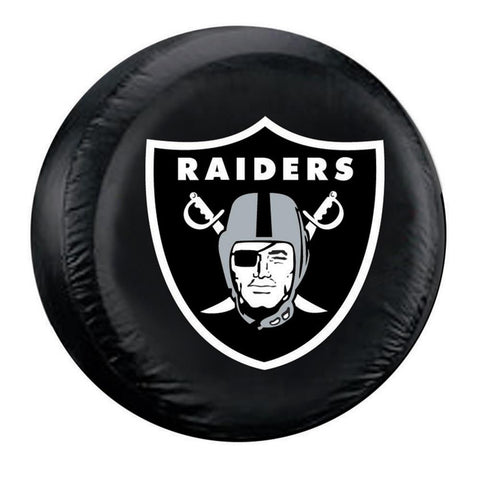 Oakland Raiders NFL Spare Tire Cover (Standard) (Black)