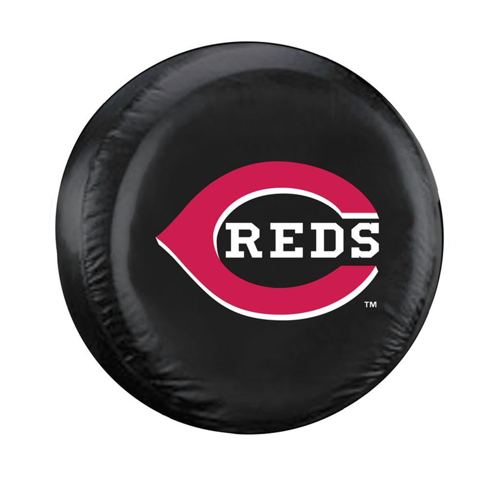 Cincinnati Reds MLB Spare Tire Cover (Standard) (Black)