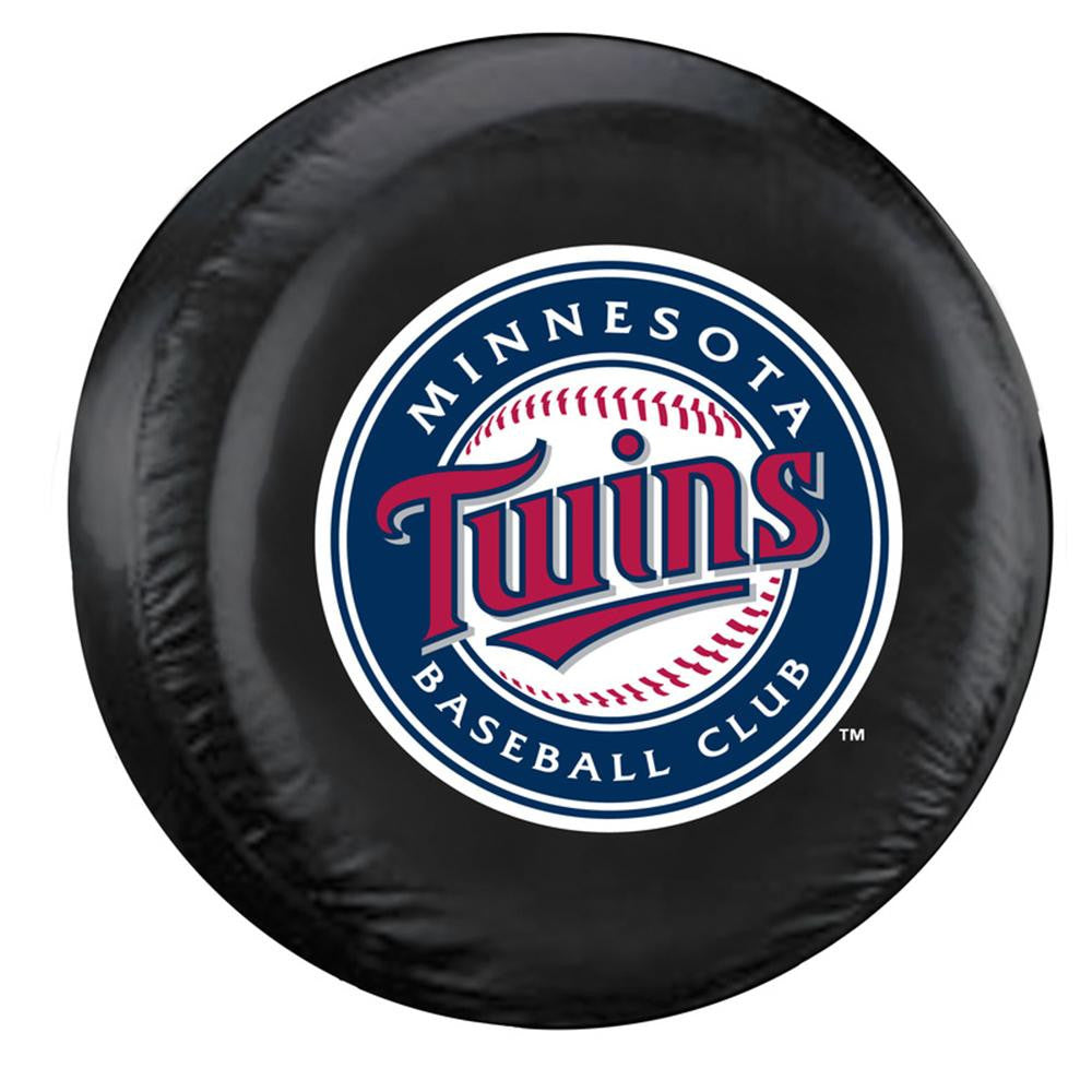 Minnesota Twins MLB Spare Tire Cover (Standard) (Black)