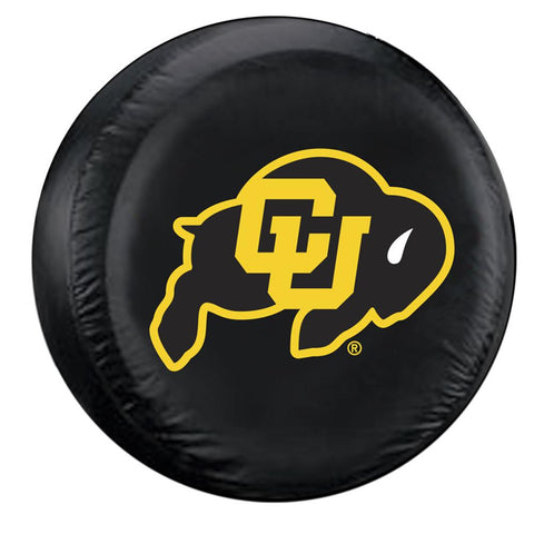 Colorado Golden Buffaloes NCAA Spare Tire Cover (Standard) (Black)