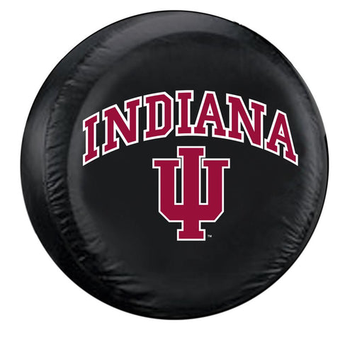 Indiana Hoosiers NCAA Spare Tire Cover (Standard) (Black)