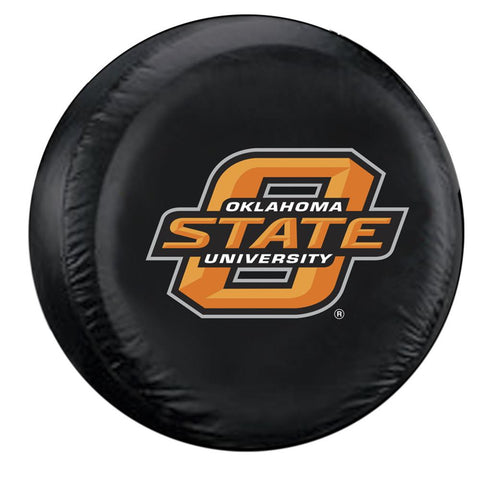 Oklahoma State Cowboys NCAA Spare Tire Cover (Standard) (Black)