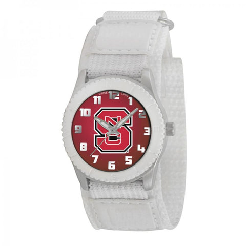 North Carolina State Wolfpack NCAA Kids Rookie Series Watch (White)