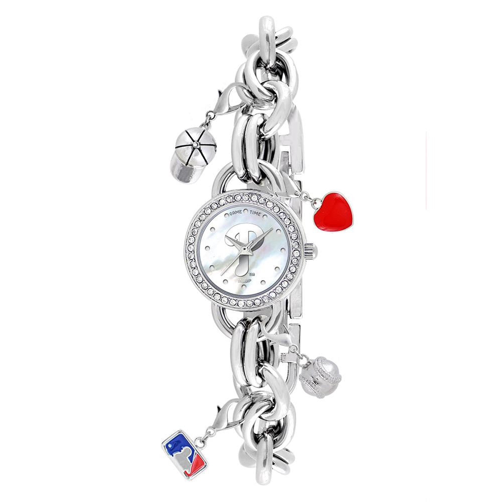 Philadelphia Phillies MLB Women's Charm Series Watch