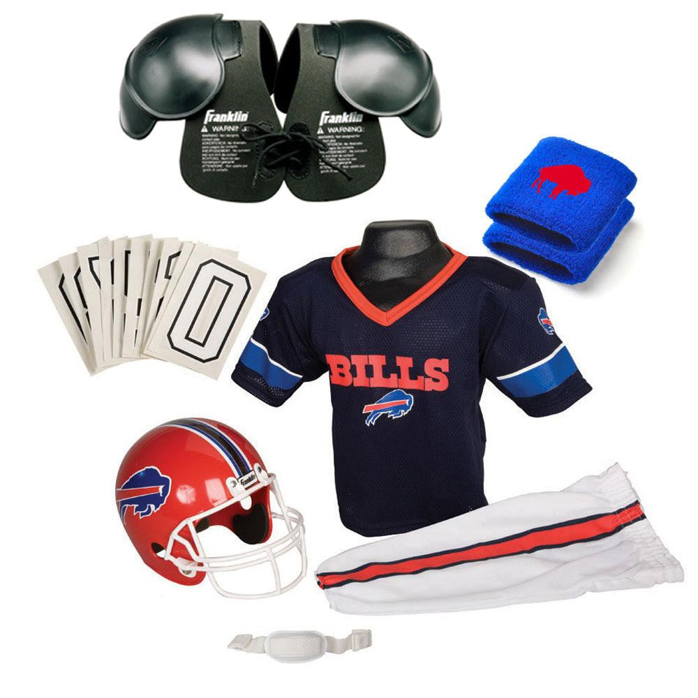 Buffalo Bills Youth NFL Ultimate Helmet and Uniform Set (Small)