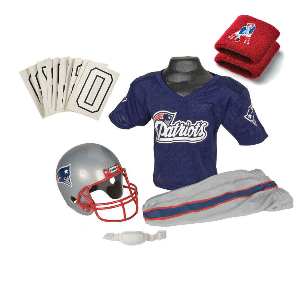 New England Patriots Youth NFL Supreme Helmet and Uniform Set (Small)