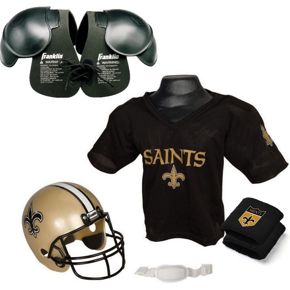 New Orleans Saints Youth NFL Ultimate Helmet and Jersey Set