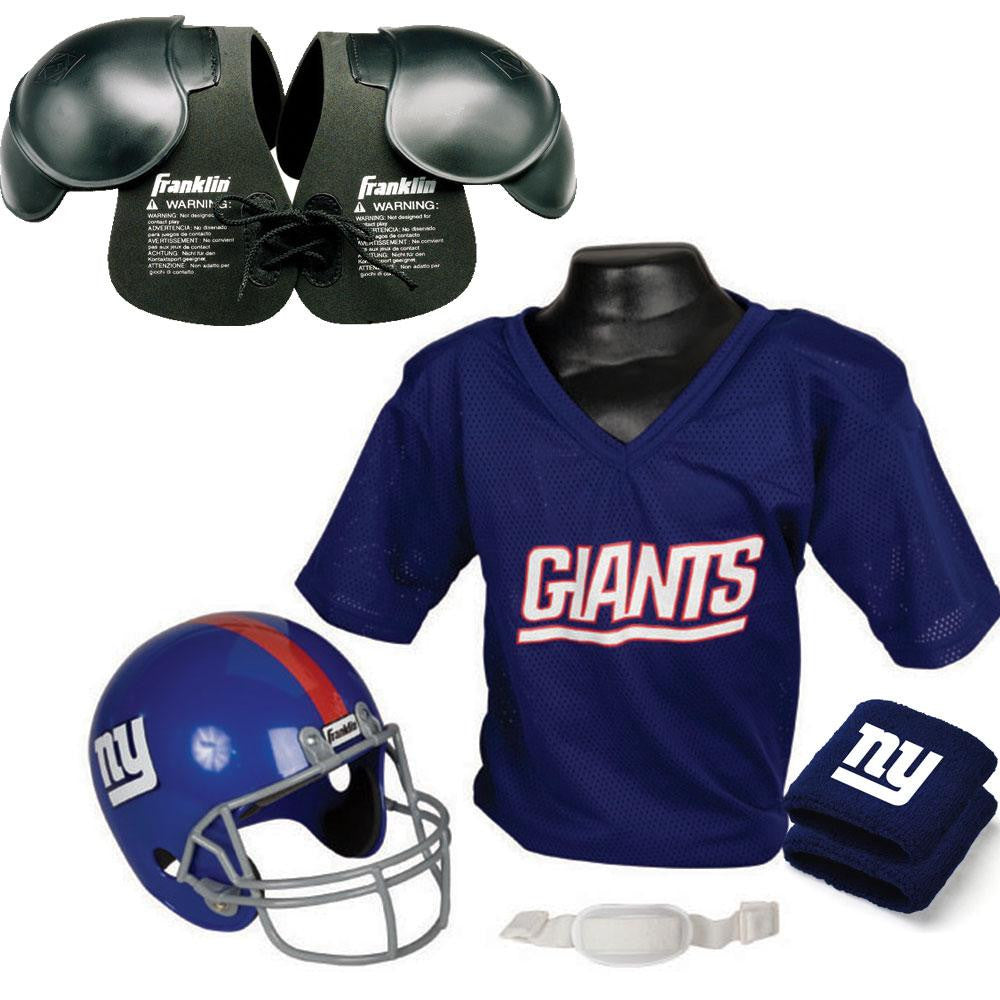 New York Giants Youth NFL Ultimate Helmet and Jersey Set