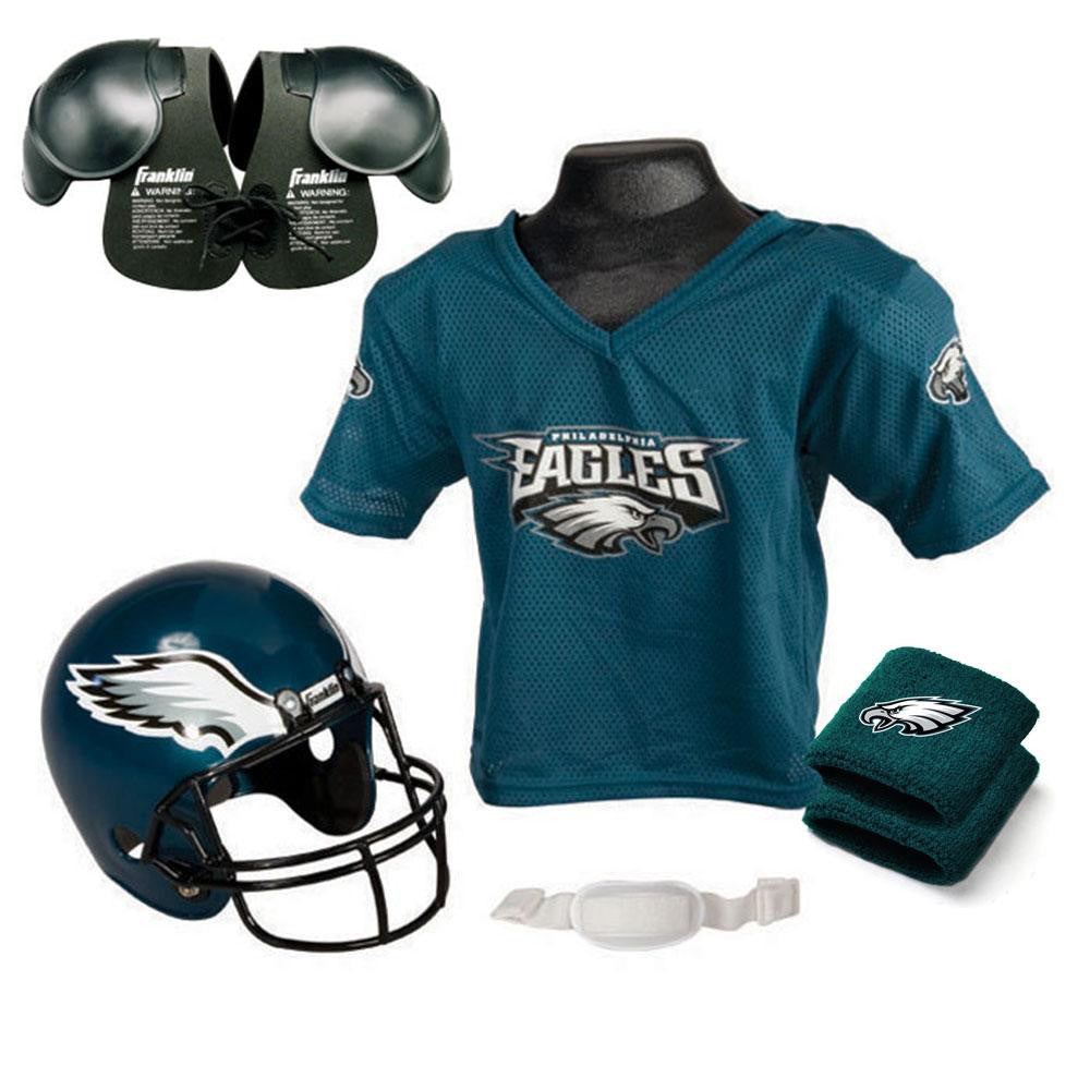 Philadelphia Eagles Youth NFL Ultimate Helmet and Jersey Set