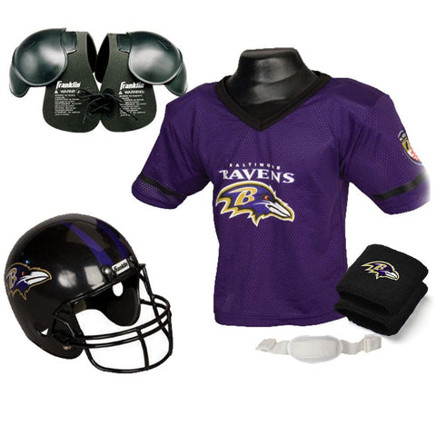 Baltimore Ravens Youth NFL Ultimate Helmet and Jersey Set