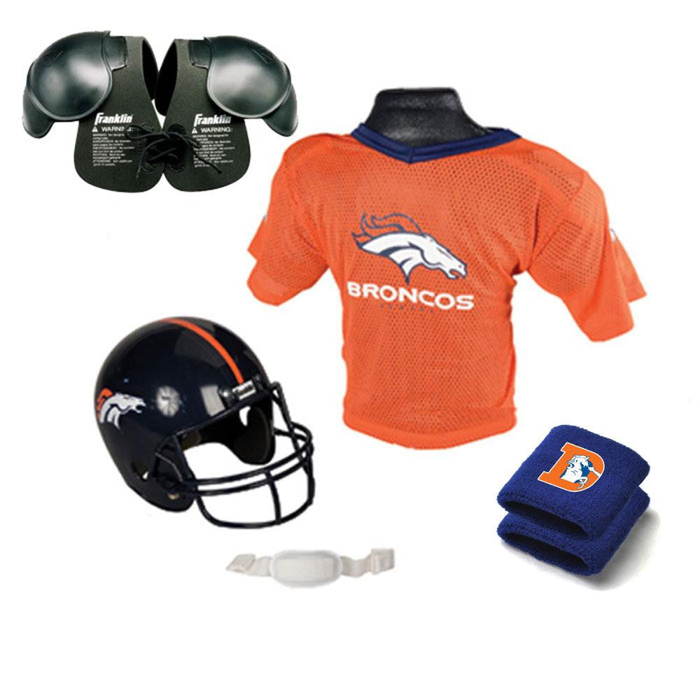 Denver Broncos Youth NFL Ultimate Helmet and Jersey Set
