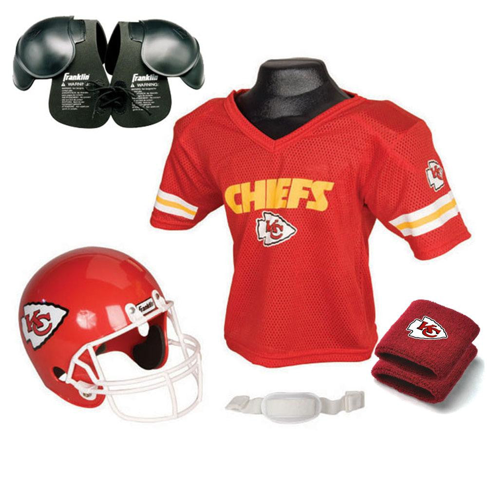 Kansas City Chiefs Youth NFL Ultimate Helmet and Jersey Set