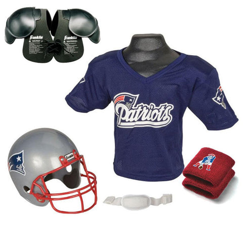 New England Patriots Youth NFL Ultimate Helmet and Jersey Set