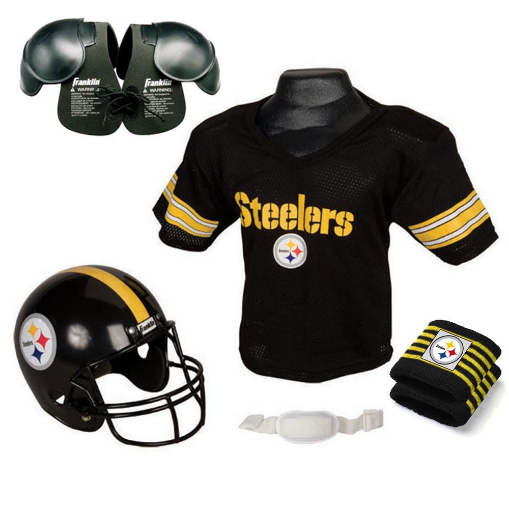 Pittsburgh Steelers Youth NFL Ultimate Helmet and Jersey Set