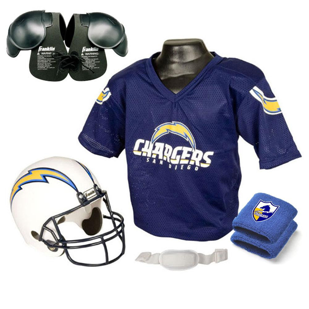 San Diego Chargers Youth NFL Ultimate Helmet and Jersey Set