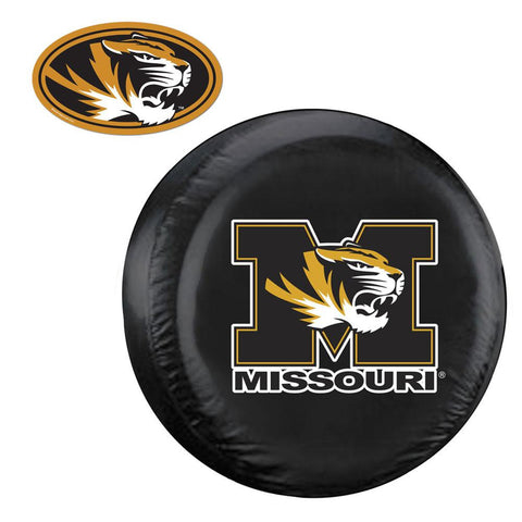 Missouri Tigers NCAA Spare Tire Cover and Grille Logo Set (Regular)