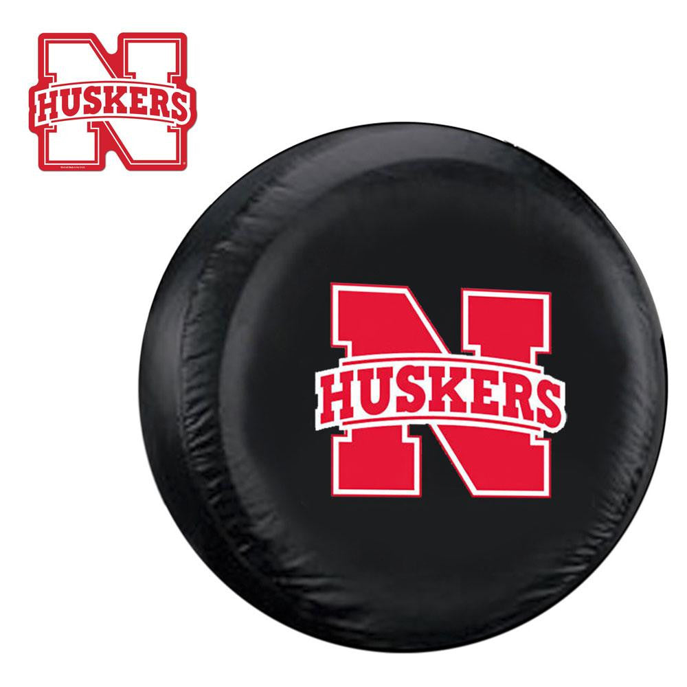 Nebraska Cornhuskers NCAA Spare Tire Cover and Grille Logo Set (Regular)