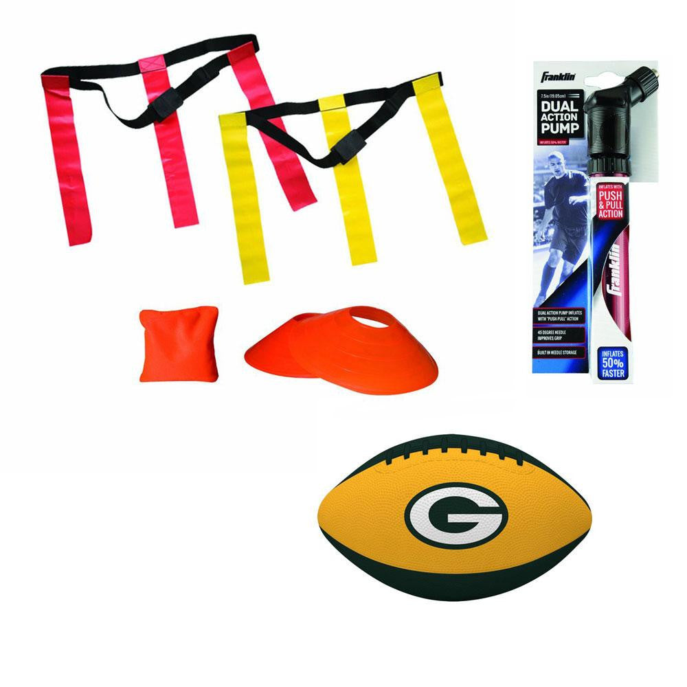 Green Bay Packers NFL Youth 10 Player Flag Football Set