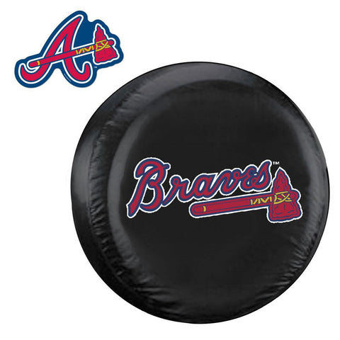 Atlanta Braves MLB Spare Tire Cover and Grille Logo Set (Regular)