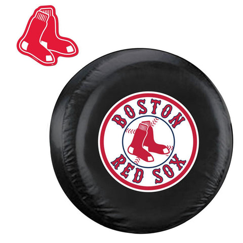 Boston Red Sox MLB Spare Tire Cover and Grille Logo Set (Large)