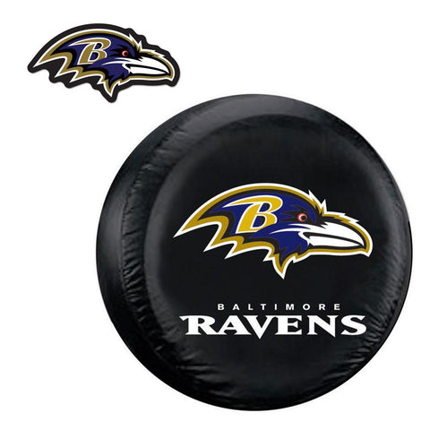 Baltimore Ravens NFL Spare Tire Cover and Grille Logo Set (Large)