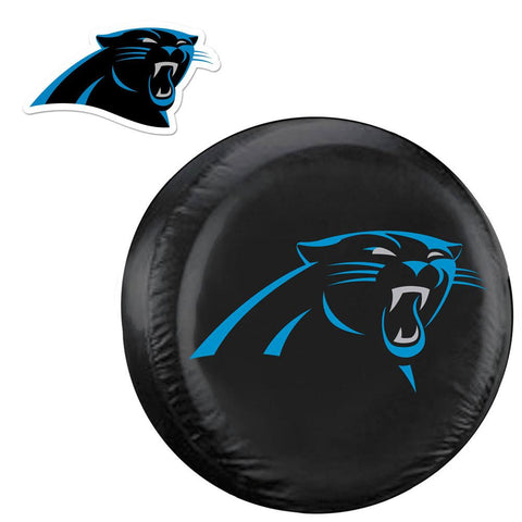 Carolina Panthers NFL Spare Tire Cover and Grille Logo Set (Regular)