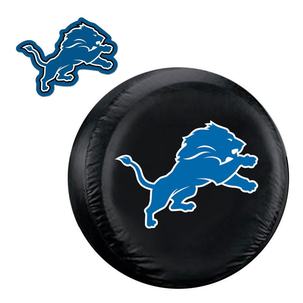 Detroit Lions NFL Spare Tire Cover and Grille Logo Set (Regular)