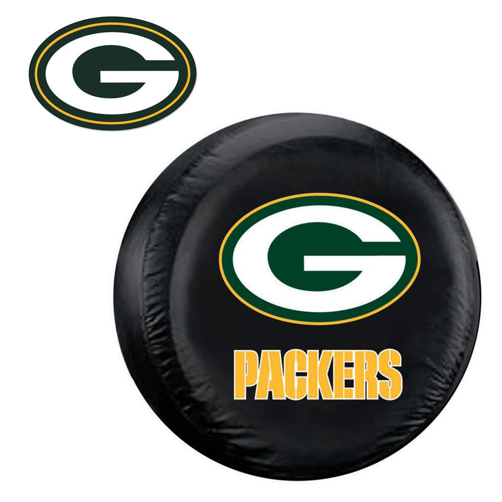 Green Bay Packers NFL Spare Tire Cover and Grille Logo Set (Large)