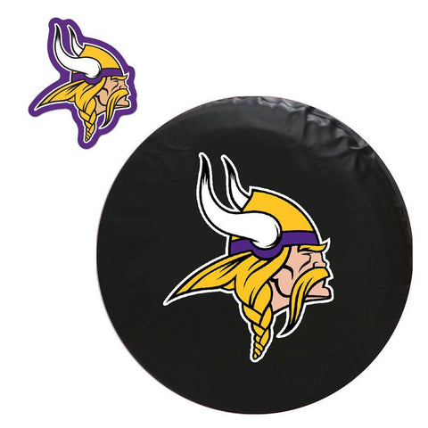 Minnesota Vikings NFL Spare Tire Cover and Grille Logo Set (Large)