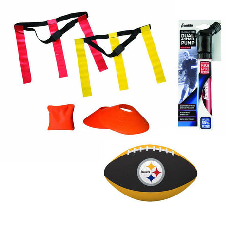 Pittsburgh Steelers NFL Youth 10 Player Flag Football Set